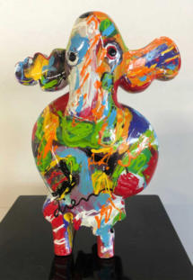 Peter Diem, NL - "glad ko 2" Resin, 30 cm