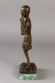 efter Edvard Munch, "Skriget", bronze, 39 cm 