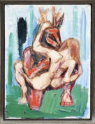 Richard Winther - Acton, 1997, olie p lrred 45x34 cm