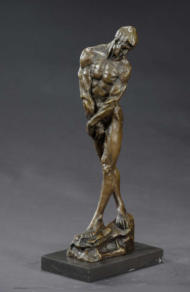 Rodin (efter) - bronze, 48 cm hj