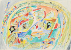 Jrgen Nash - akvarel, 43x58 cm