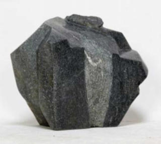 Preben Boye - delvid poleret granit, 33 cm hj