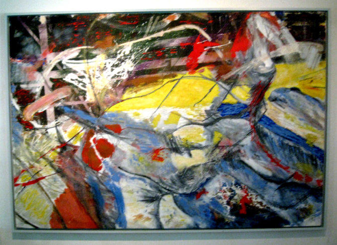 Helmut Sturm- ``Pina Bauch``, olie p lrred ,135x200 cm