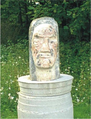 Ulf Christensen, granitskulptur