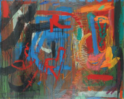 Jens Birkemose - maleri, 122x150