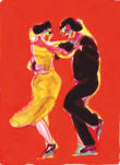 Tango - 30x21 - 2000,- incl. indramning